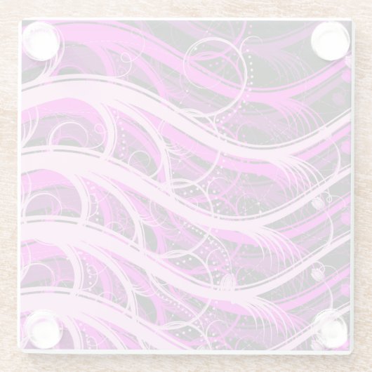 Trendy Glasuntersetzer (Rückseite)