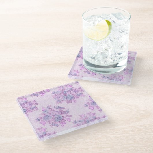 Trendy Glasuntersetzer (Schrägansicht)