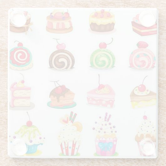 Trendy Glasuntersetzer (Rückseite)