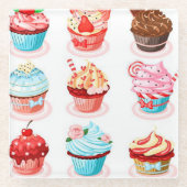 Trendy Glasuntersetzer (Vorderseite)