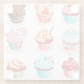 Trendy Glasuntersetzer (Rückseite)