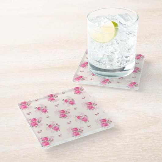 Trendy Glasuntersetzer (Schrägansicht)