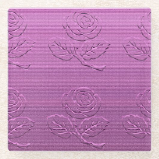 Trendy Glasuntersetzer (Vorderseite)