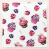 Trendy Glasuntersetzer (Vorderseite)