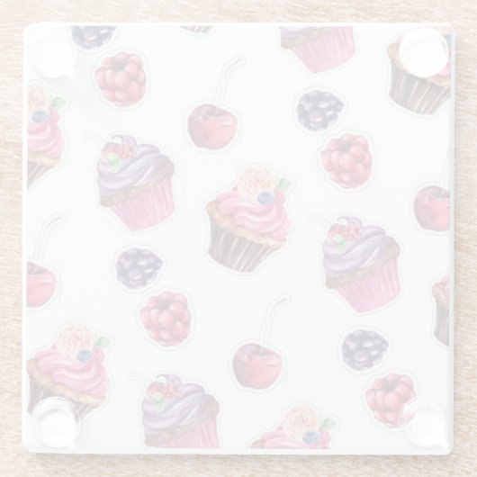 Trendy Glasuntersetzer (Rückseite)