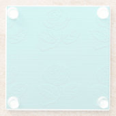 Trendy Glasuntersetzer (Rückseite)