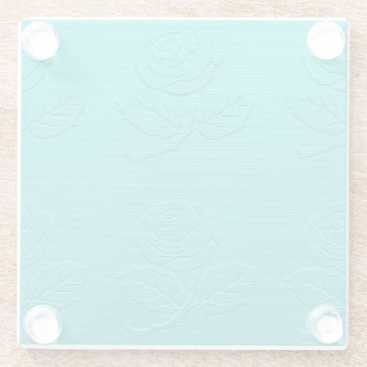 Trendy Glasuntersetzer (Rückseite)