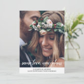 Trendy gleiche Liebe Neue Pläne Änderung Datum Fot Ankündigung (Stehend Vorderseite)