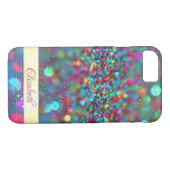 Trendy Glitzer Bokeh Gold Confetti - Personalisier Case-Mate iPhone Hülle (Rückseite (Horizontal))