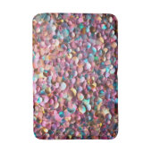 Trendy Glitzer Opal Holographic Collection Badematte (Vorderseite Vertikal)