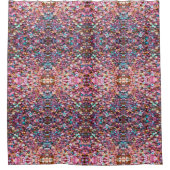 Trendy Glitzer Opal Holographic Collection Duschvorhang (Vorderseite)