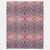 Trendy Glitzer Opal Holographic Collection Fleecedecke (Vorderseite)