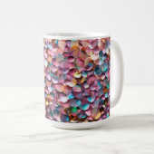 Trendy Glitzer Opal Holographic Collection Kaffeetasse (VorderseiteRechts)