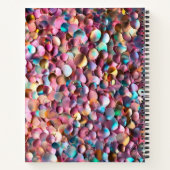 Trendy Glitzer Opal Holographic Collection Notizblock (Rückseite)