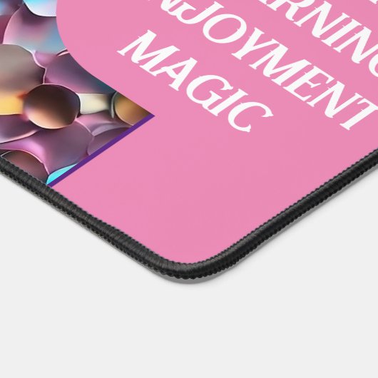 Trendy Glitzer Opal Holographic Collection Schreibtischunterlage (Ecke)