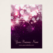 Trendy Glitzer Sparkle Social Network Earring Card (Vorderseite)