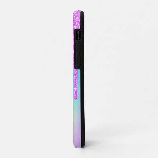 Trendy Glitzer Tropfens Holographic Case-Mate iPhone Hülle (Hinten/Links)