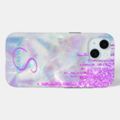 Trendy Glitzer Tropfens Ombre Cool Holographic Case-Mate iPhone Hülle (Rückseite (Horizontal))