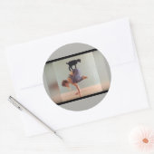 Trendy Goat Yoga, Ladiy & Goat auf Aufkleber (Umschlag)