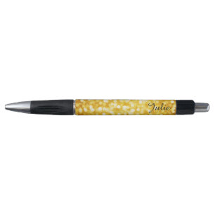 Trendy Gold Bokeh Pen Kugelschreiber