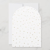 Trendy Gold Eighty Balloons 80th Birthday Party Einladung (Rückseite)