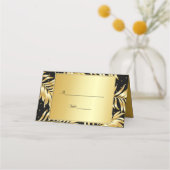 Trendy Gold Foil, kundenspezifisch Platzkarte (Vorderseite)