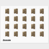 Trendy Gold GELD Sticker Art (Blatt)