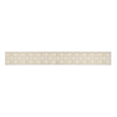 Trendy Gold Geometric Tribal Aztec Muster Ripsband (Vorderseite)