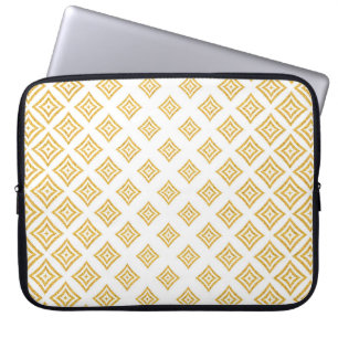 Trendy Gold Glitzer Geometric Shapes Laptopschutzhülle