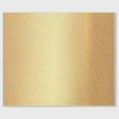 Trendy Gold Glitzer Glam Modernes, elegantes Gloss Geschenkpapier (Flach)