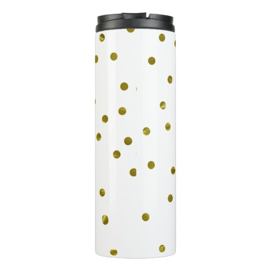 Trendy Gold Glitzer Sparkle Unicorn Thermosbecher (Rückseite)