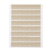 Trendy Gold Glitzer und Leopard Print Gradient (Bogen)