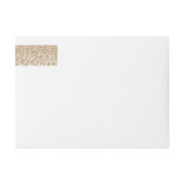 Trendy Gold Glitzer und Leopard Print Gradient (Vorderseite)