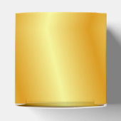 Trendy Gold Look Glamour Moderne Elegante Vorlage Geschenkschachtel (Oben)