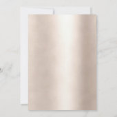 Trendy Gold Magazine Cover-Photo Inspirierte Einladung (Rückseite)