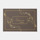 Trendy Gold Stars Mit Monogramm Doormat Fußmatte (Vorderseite)