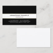 Trendy Gold Stilvoll Modernes, Schlichtes, einfach Visitenkarte (Vorne/Hinten)