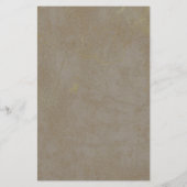 Trendy Gold Texture Logo Briefpapier (Rückseite)