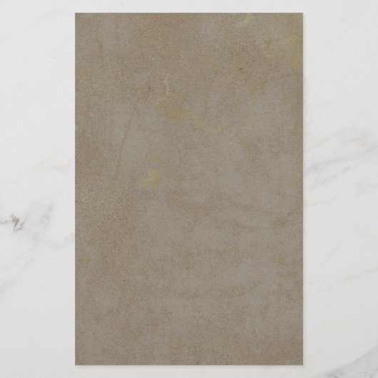 Trendy Gold Texture Logo Briefpapier (Rückseite)