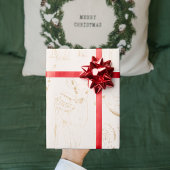 Trendy Gold Winter Deer Seamless Muster Weihnachte Geschenkpapier