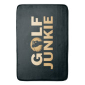 Trendy Golf Junkie Sports Badematte (Vorderseite Vertikal)