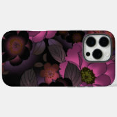 Trendy Gothic Dark Romance Plum Blume Case-Mate iPhone Hülle (Rückseite (Horizontal))