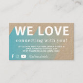 Trendy Gradient Business Card Visitenkarte (Vorderseite)