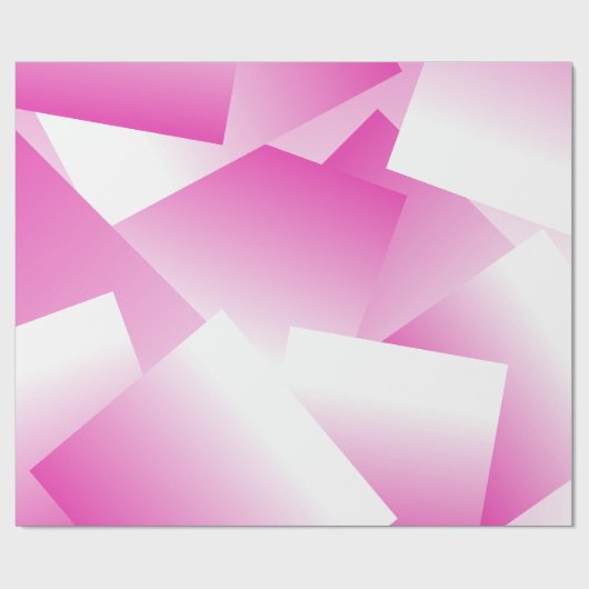 Trendy Gradient Pink Moderne Elegante Vorlage Gesc Geschenkpapier (Flach)