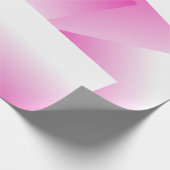 Trendy Gradient Pink Moderne Elegante Vorlage Gesc Geschenkpapier (Ecke)