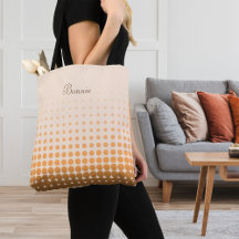 Trendy Gradient Polka Dots Individuelle Name