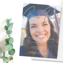 Trendy Graduate Foto Overlay Graduate Party