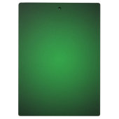 Trendy Grainy Green-Black Vignette Klemmbrett (Rückseite)