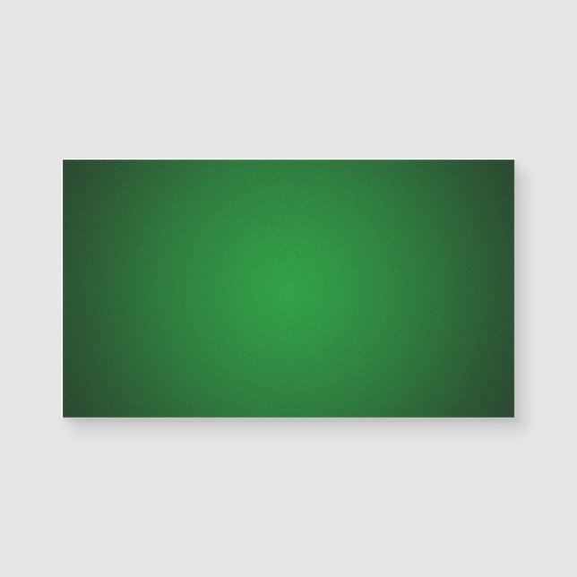 Trendy Grainy Green-Black Vignette Magnetkarte (Vorderseite)