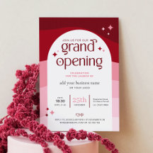 Trendy Grand Opening Arch Minimal Business-Logo